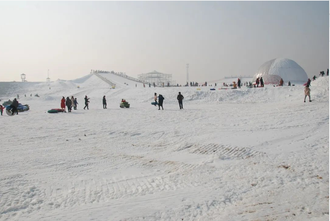 青县大杜庄勇士滑雪场图片